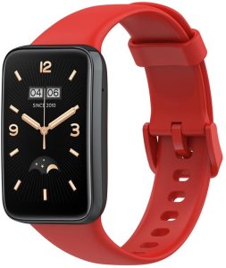 Pasek Silikonowy Mi Band 7 Pro / M7 Pro (10), RED / CZERWONY 2