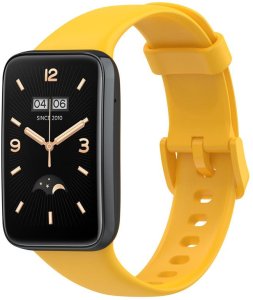 Pasek Silikonowy Mi Band 7 Pro / M7 Pro (9), YELLOW / ŻÓŁTY 2
