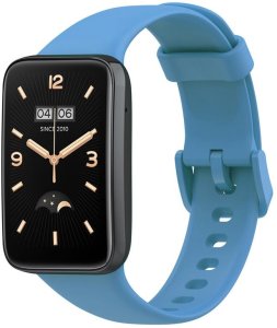 Pasek Silikonowy Mi Band 7 Pro / M7 Pro (1), LIGHT BLUE / BŁĘKITNY 2