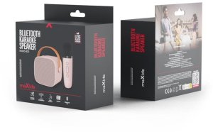 Maxlife zestaw karaoke Bluetooth MXKS-100, PINK / RÓŻOWY 2