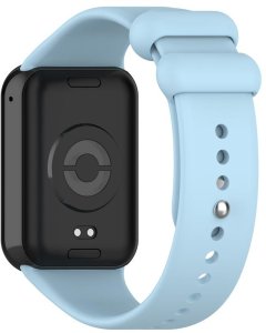 Pasek Silikonowy Mi Band 8 Pro / M8 Pro (4), LIGHT BLUE / BŁĘKITNY 4