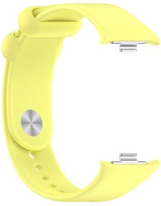 Pasek Silikonowy Mi Band 8 Pro / M8 Pro (6), YELLOW / ŻÓŁTY 2