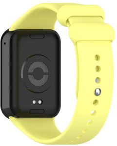 Pasek Silikonowy Mi Band 8 Pro / M8 Pro (6), YELLOW / ŻÓŁTY 4
