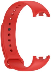 Pasek Silikonowy Mi Band 8 / M8 (6), RED / CZERWONY 1
