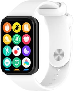 Pasek Silikonowy Mi Band 8 Pro / M8 Pro (12), WHITE / BIAŁY 3