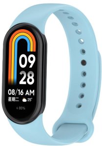 Pasek Silikonowy Mi Band 9 / M9 / 8 / M8 (9), LIGHT BLUE / BŁĘKITNY 2