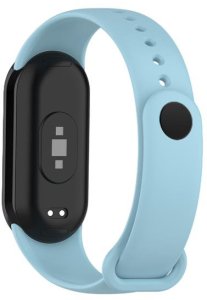 Pasek Silikonowy Mi Band 9 / M9 / 8 / M8 (9), LIGHT BLUE / BŁĘKITNY 3