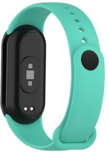 Pasek Silikonowy Mi Band 9 / M9 / 8 / M8 (10), MINT / MIĘTOWY 3