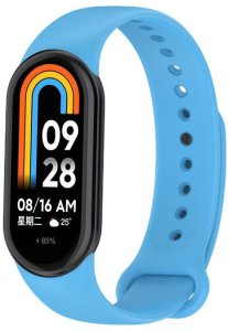 Pasek Silikonowy Mi Band 9 / M9 / 8 / M8 (11), BLUE / NIEBIESKi 2