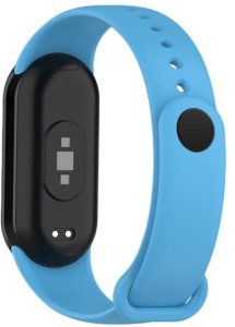 Pasek Silikonowy Mi Band 9 / M9 / 8 / M8 (11), BLUE / NIEBIESKi 3