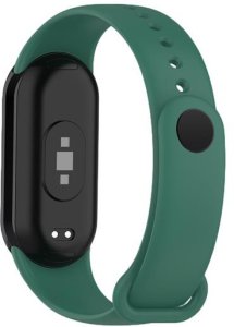 Pasek Silikonowy Mi Band 9 / M9 / 8 / M8 (8), GREEN / ZIELONY 3