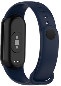 Pasek Silikonowy Mi Band 9 / M9 / 8 / M8 (12), NAVY / GRANATOWY 3