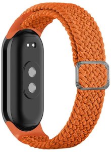Pasek Pleciony Mi Band 8 / M8 (6), ORANGE / POMARAŃCZOWY 1