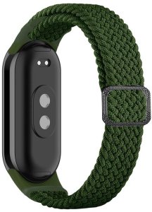 Pasek Pleciony Mi Band 9 / M9 / 8 / M8 (5), GREEN / ZIELONY 1