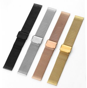 Regulowany pasek ze stali nierdzewnej do zegarka/smartwatch 22mm, ROSE GOLD 4