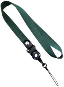 Uniwersalna smycz na szyję do telefonu Buckle-03 52cm, GREEN / ZIELONY 1