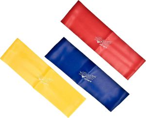Allright Mini Band FE08081 różne poziomy oporu w zestawie wielokolorowy 3 szt. 2