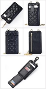 Alogy Pikowana torebka / saszetka na telefon 19*10,5*2cm, BLACK / CZARNY 3