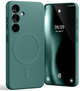Mercury Semi-Silicon Magsafe Samsung S24 GREEN / ZIELONY 1