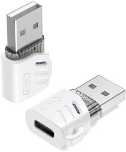XO ADAPTER NB256D USB-C/USB biały 1