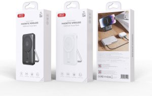 XO POWERBANK PR233 30W 10000mah magnetic biały 3