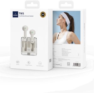 WIWU Słuchawki Bluetooth T21 TWS biały 2