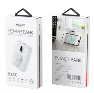 Yesido Powerbank YP45 10 000 mAh 22.5W + PD20W + 15W MagSafe, LED, WHITE/BIAŁY 2