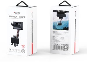 yesido C265 Uchwyt Samochodowy na Lusterko Wsteczne, BLACK / CZARNY 2