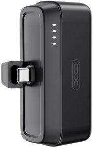 XO POWERBANK MINI PR244 20W 5000mah USB-C czarny 2
