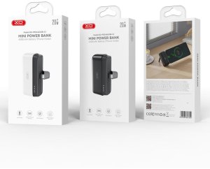 XO POWERBANK MINI PR244 20W 5000mah USB-C czarny 4