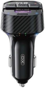 XO transmiter BCC17 FM ład. sam. 30W Bluetooth czarny + kabel USB-C/USB-C 4