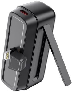 XO POWERBANK MINI PR244 20W 5000mah lightning czarny 2