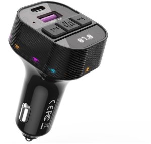 XO transmiter BCC17 FM ład. sam. 30W Bluetooth czarny 2