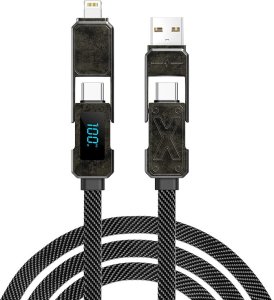 WIWU 100W Kabel 4 w 1 seri X Wi-C039 typy A+C-C+L , 150cm 1