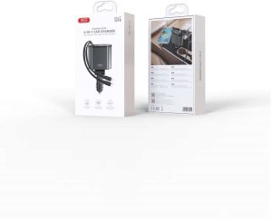 XO ŁAD SAM. CC62 PD 104W USB-C USB SZARA Z KABLEM USB-C i KABLEM LIGHTNING 2