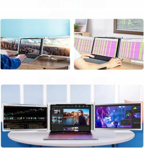Docooler 14-calowy potrójny przenośny monitor komputerowy 13''-17,3" IPS 7