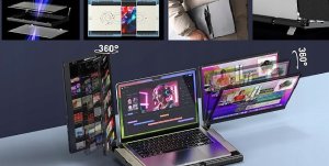 SMISEACOW F3 14" Przenośny monitor do laptopa 360 IPS FHD 1080p nowy 2024 2