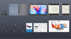 SMISEACOW F3 14" Przenośny monitor do laptopa 360 IPS FHD 1080p nowy 2024 9