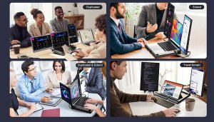 SMISEACOW F3 14" Przenośny monitor do laptopa 360 IPS FHD 1080p nowy 2024 10