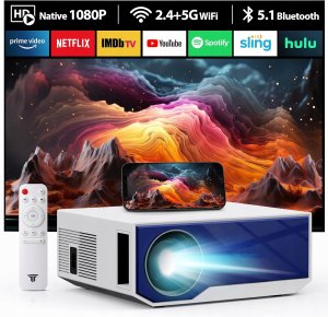 ZDK projektor 4K WiFi 20000 lumenów 300 cali kino domowe nowy 2024 1