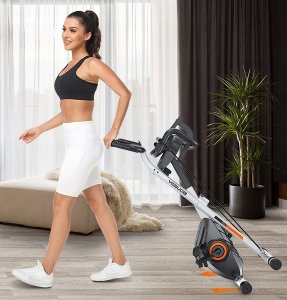 YOSUDA Rower treningowy magnetyczny pionowy 3w1 składany 150 kg 8 poziomów 3