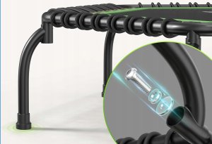 BCAN Mini trampolina fitness z uchwytem 250 kg 123 cm nowa 4