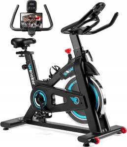 Rower treningowy Wenoker stacjonarny monitor LCD 140 kg nowy 2024 1
