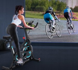 Rower treningowy Wenoker stacjonarny monitor LCD 140 kg nowy 2024 3