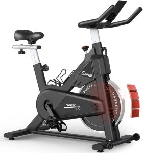 PASYOU S30 rower treningowy magnetyczny monitor LCD 150 kg czarny nowy 1