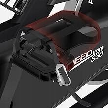 Rower stacjonarny Nike PASYOU S30 rower treningowy magnetyczny monitor LCD 150 kg czarny nowy 11