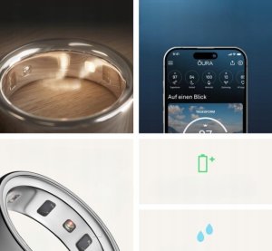 Smart Ring Samsung Oura Ring 4 Monitor zdrowia/aktywności 8 dni pracy 4