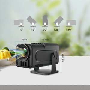 QIKtech RZUTNIK PROJEKTOR TV WIFI FULL HD HY300 LCD LED BLUETOOTH ANDROID (czarny) 4