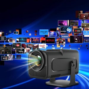 QIKtech RZUTNIK PROJEKTOR TV WIFI FULL HD HY300 LCD LED BLUETOOTH ANDROID (czarny) 8