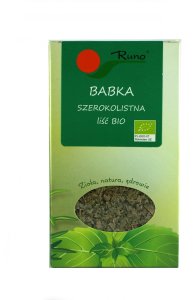 Babka szerokolistna liść suszone zioła bio na kaszel przeciwzapalnie na górne drogi oddechowe 50g 1